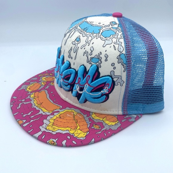 Steve Aoki “Cake Me” Snapback Hat Cap Mesh Adjustable - Picture 3 of 6